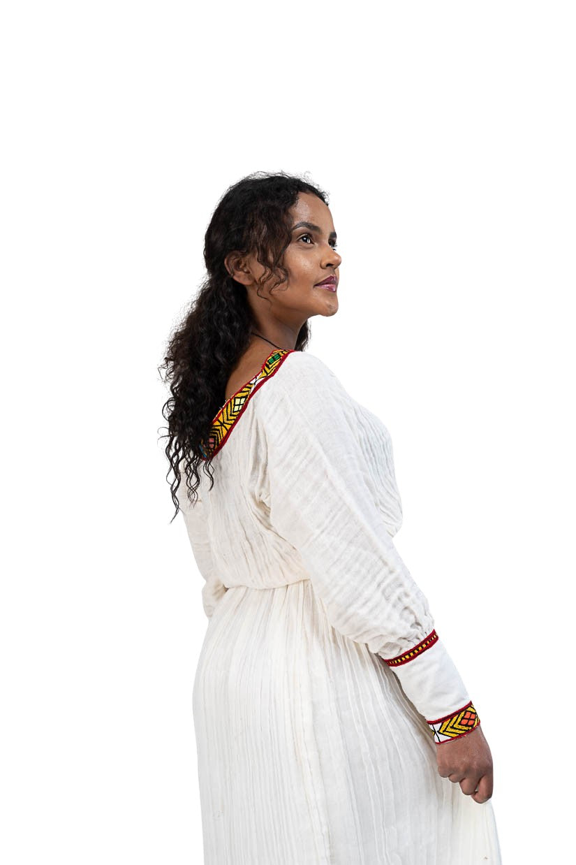 Habesha Kemis multicolor tibeb stripe - photo 7