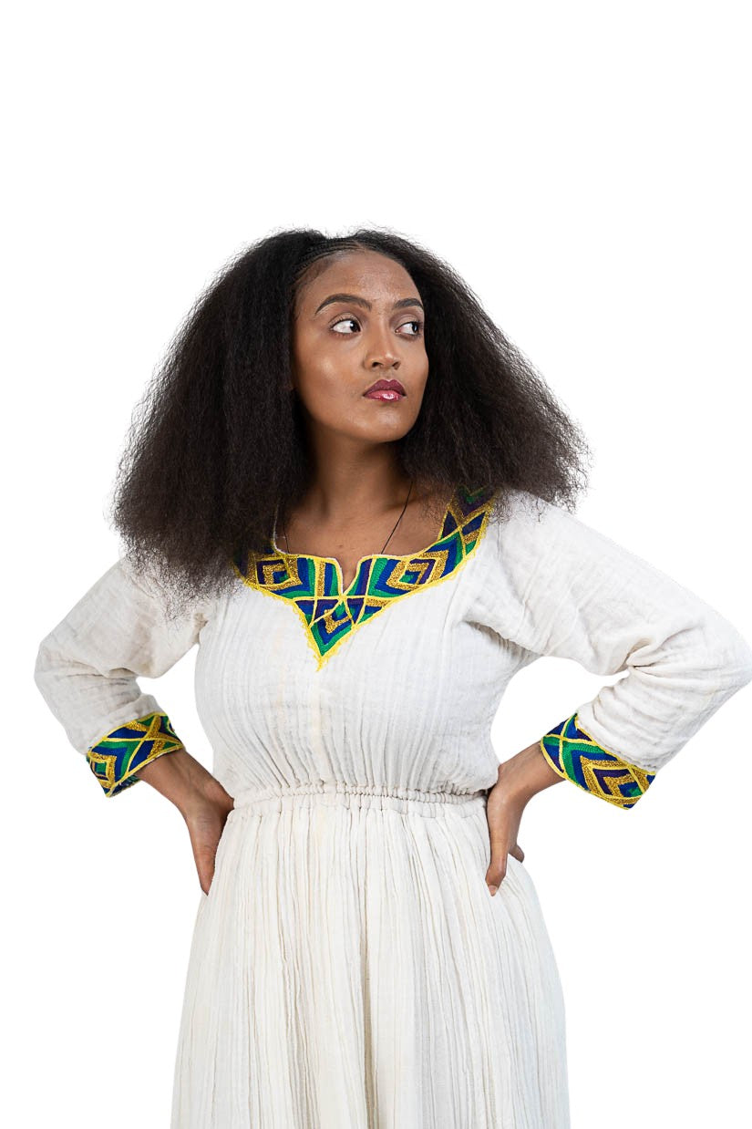 Habesha Kemis chevron tibeb pattern - photo 1
