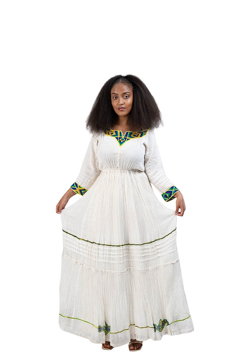Habesha Kemis chevron tibeb pattern - photo 2