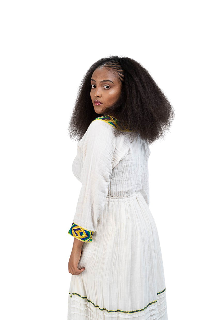 Habesha Kemis chevron tibeb pattern - photo 4