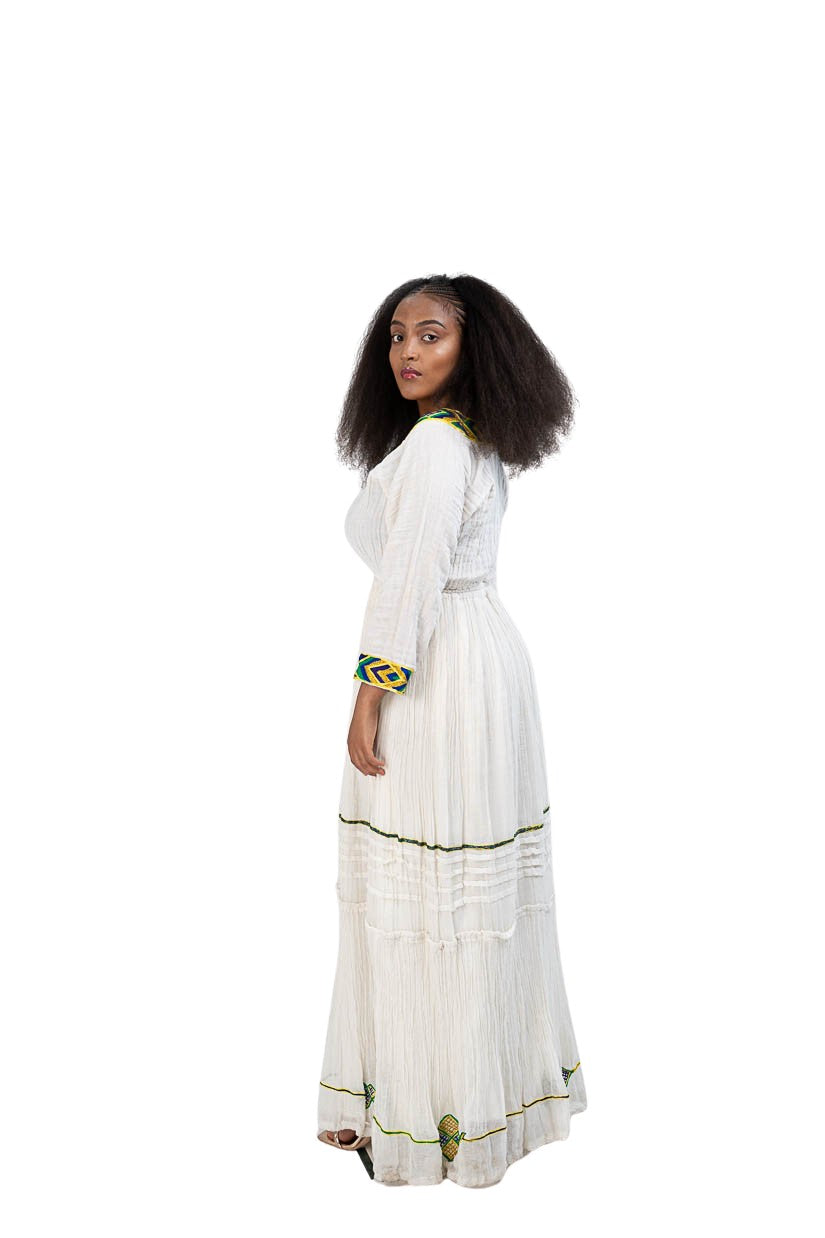 Habesha Kemis chevron tibeb pattern - photo 5